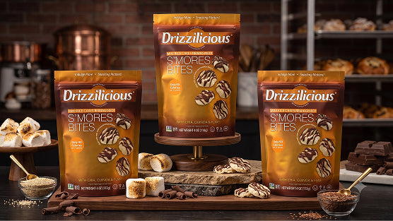 Drizzilicious mini rice cakes and drizzled gluten free snacks