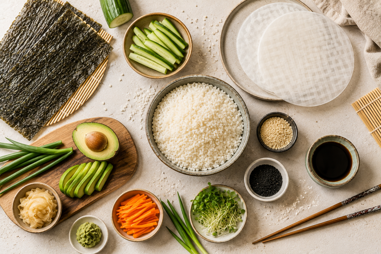 Sushi Ingredients