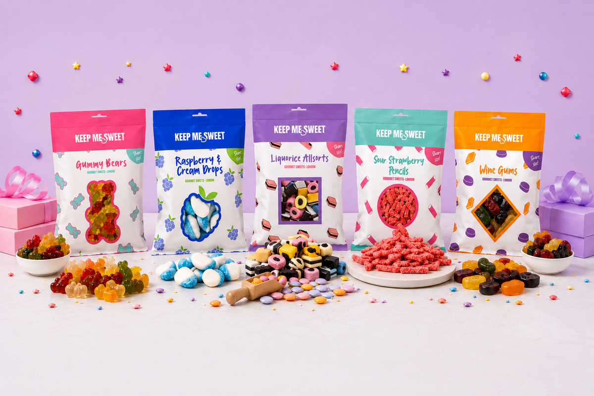 Keep Me Sweet pick 'n' mix sweets collection banner