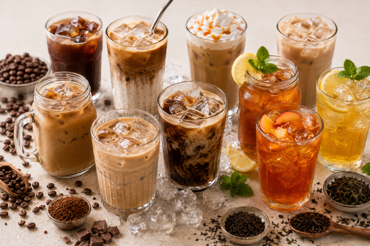 Iced Coffee & Tea