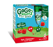 GoGo SqueeZ Strawberry 5 x 4 x 90g