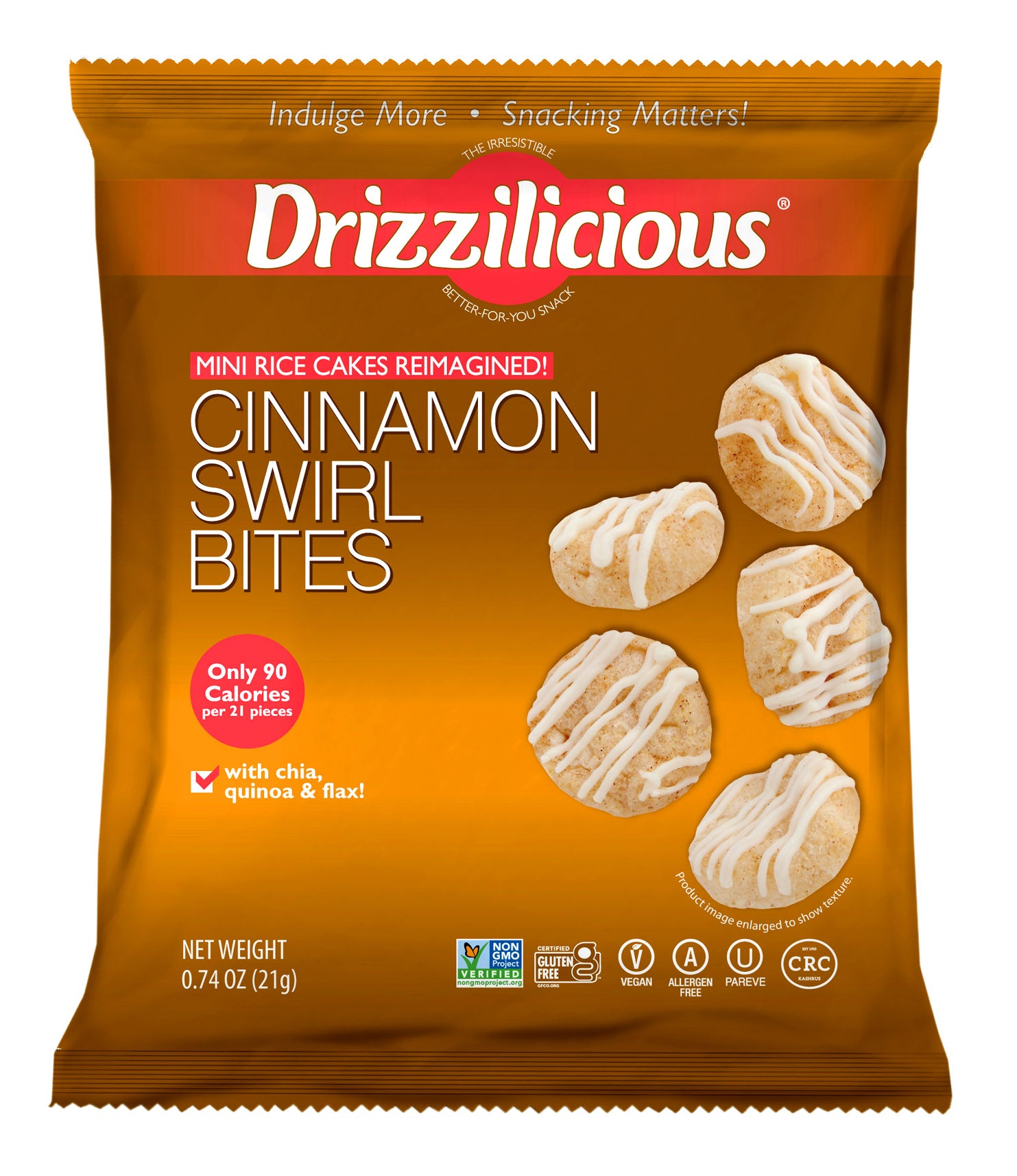 Drizzilicious  SMALL Cinnamon 80 x 21g