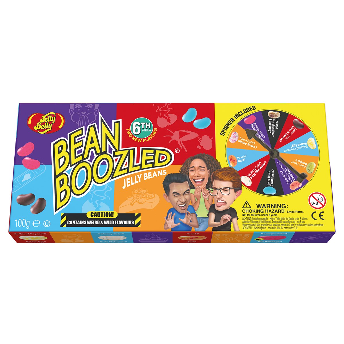 Jelly Belly Beanboozled Spinner Gift BOX NK 12 x 100g