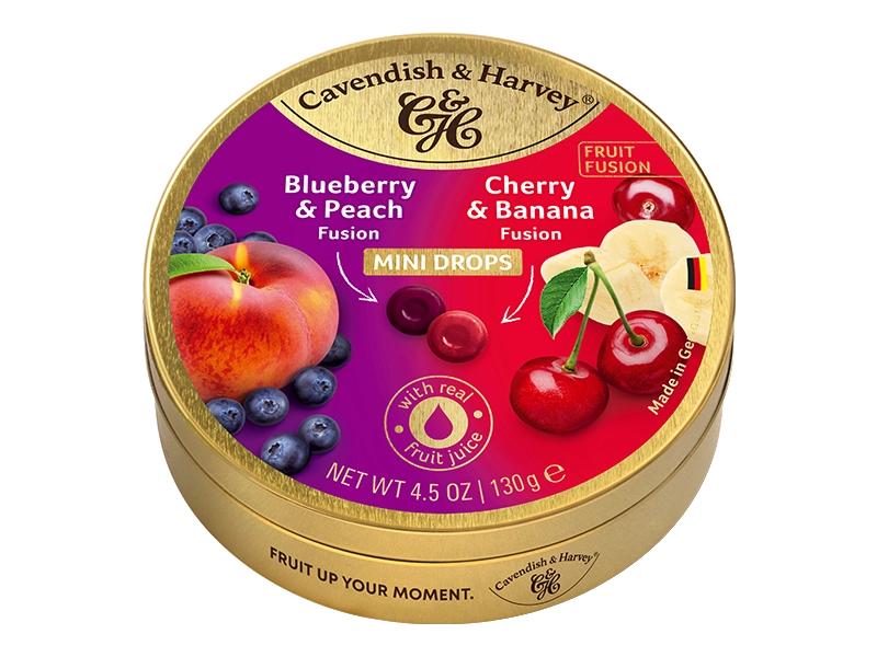 Cavendish & Harvey Blueberry & Peach and Cherry & Banana NK 11 x 130g