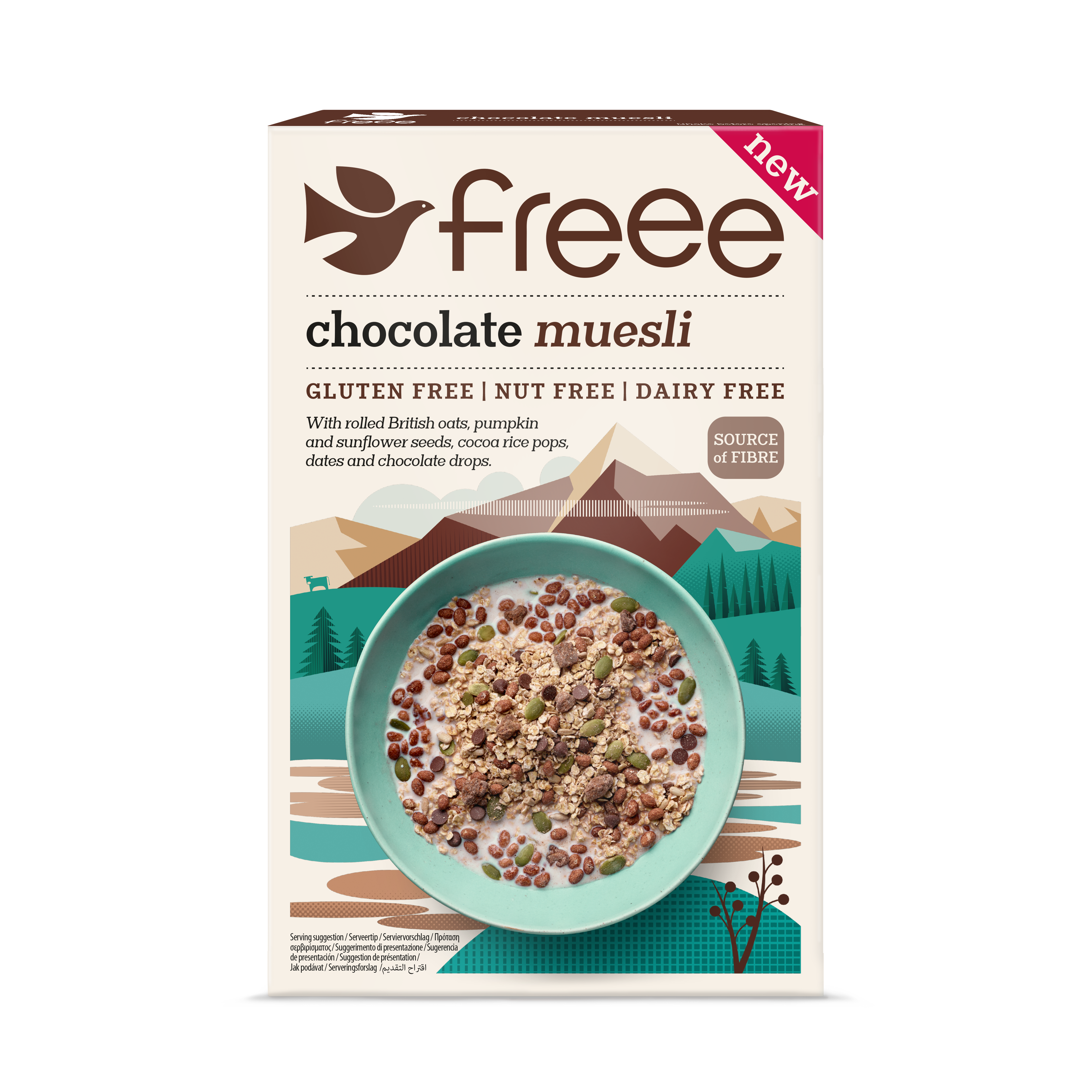 Doves Farm Chocolate Muesli  5 x 400g