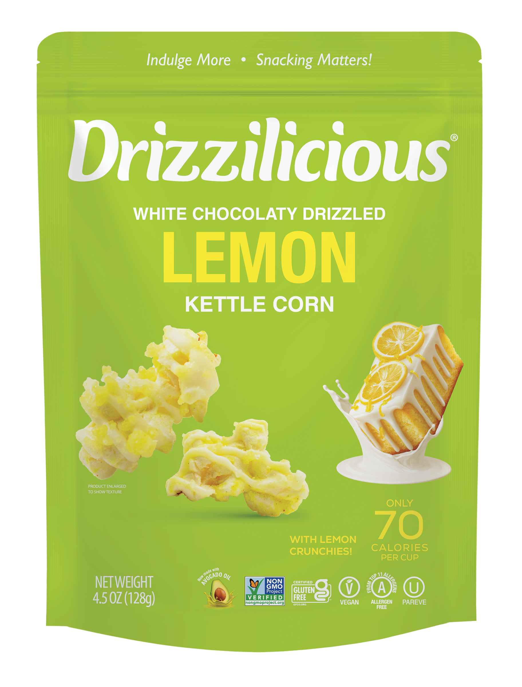 Drizzilicious Popcorn Lemon DE 6 x 128g