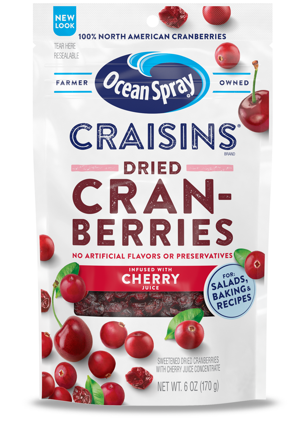 Ocean Spray Craisins Cherry 12 x 170g