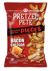 Pretzel Pete Smokey Bacon Cheddar 8 x 120g
