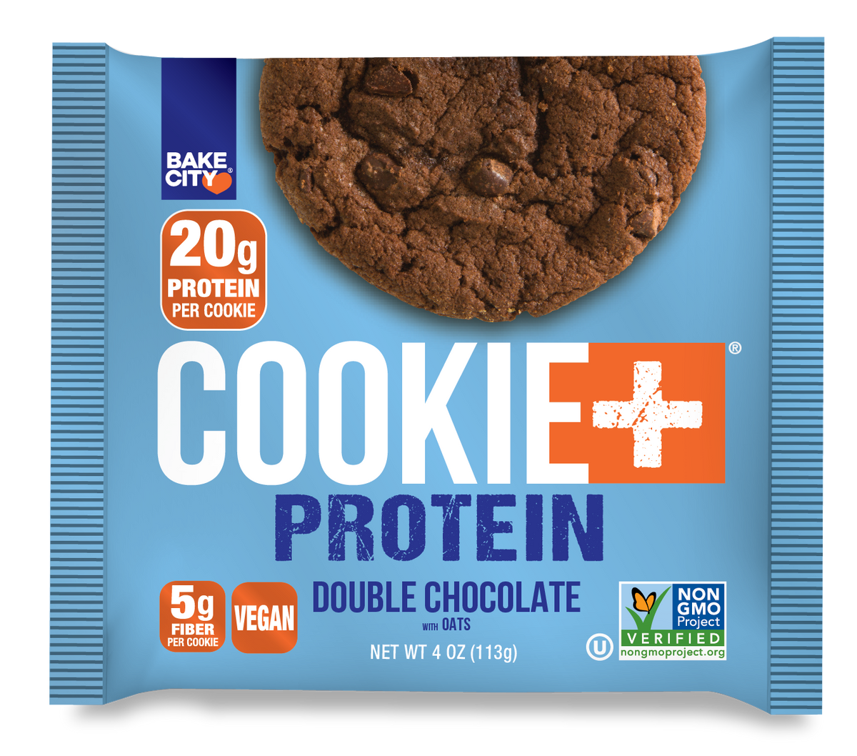 Bake City Cookie + Protein Display Double Chocolate  12 x 113g (4oz)