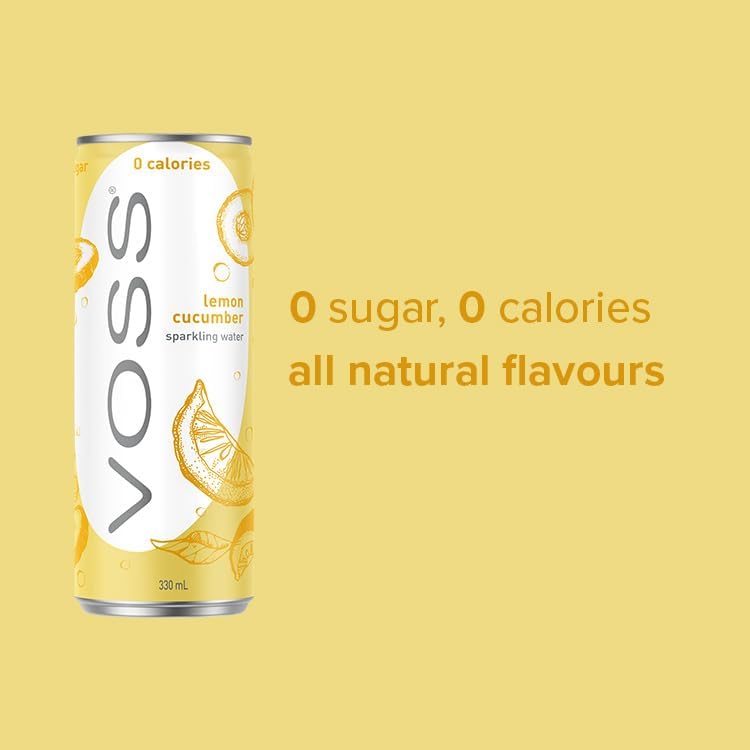 Voss Lemon Cucumber Cans 10 x 330ml