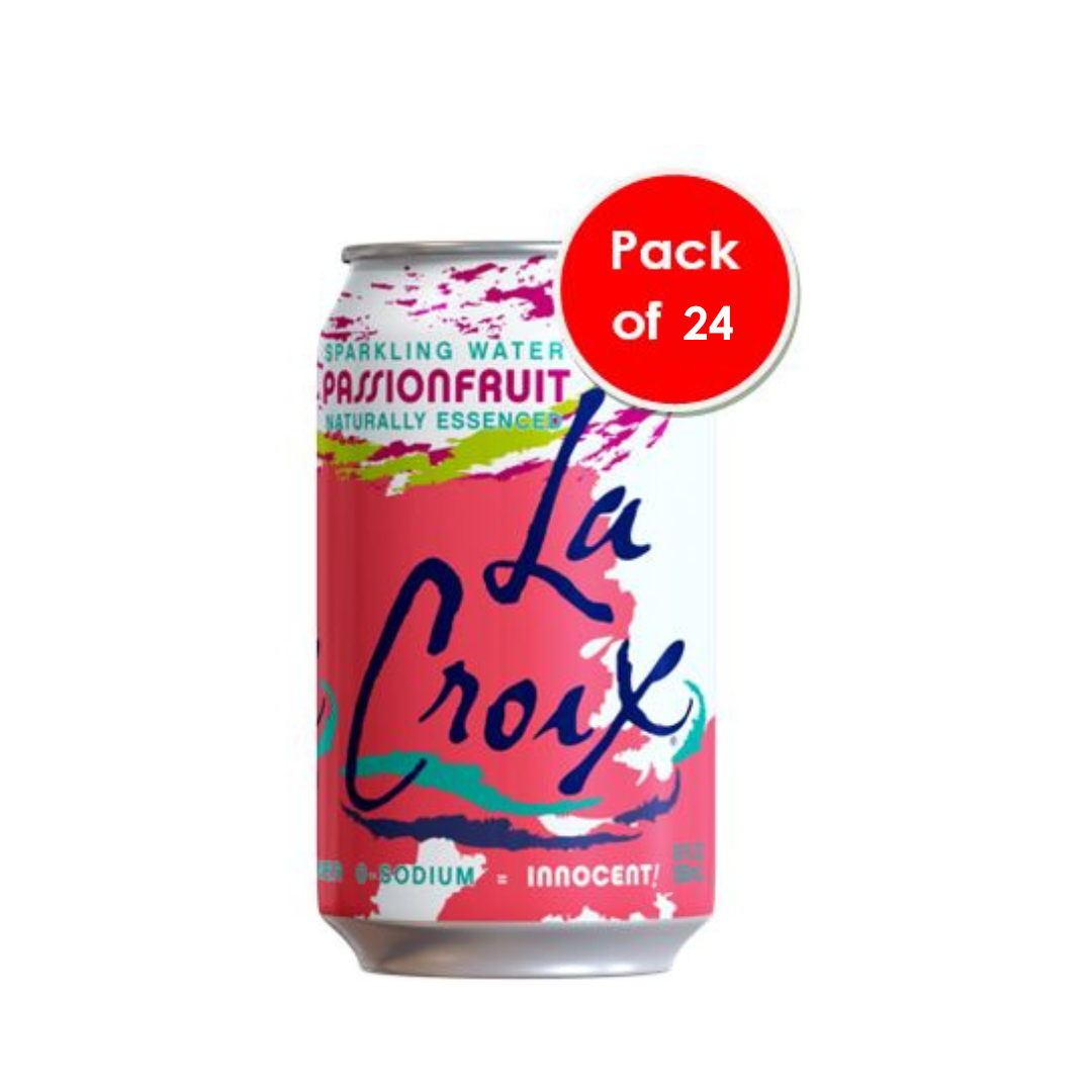 La Croix Sparkling Passionfruit 24 x 355ml (12oz)