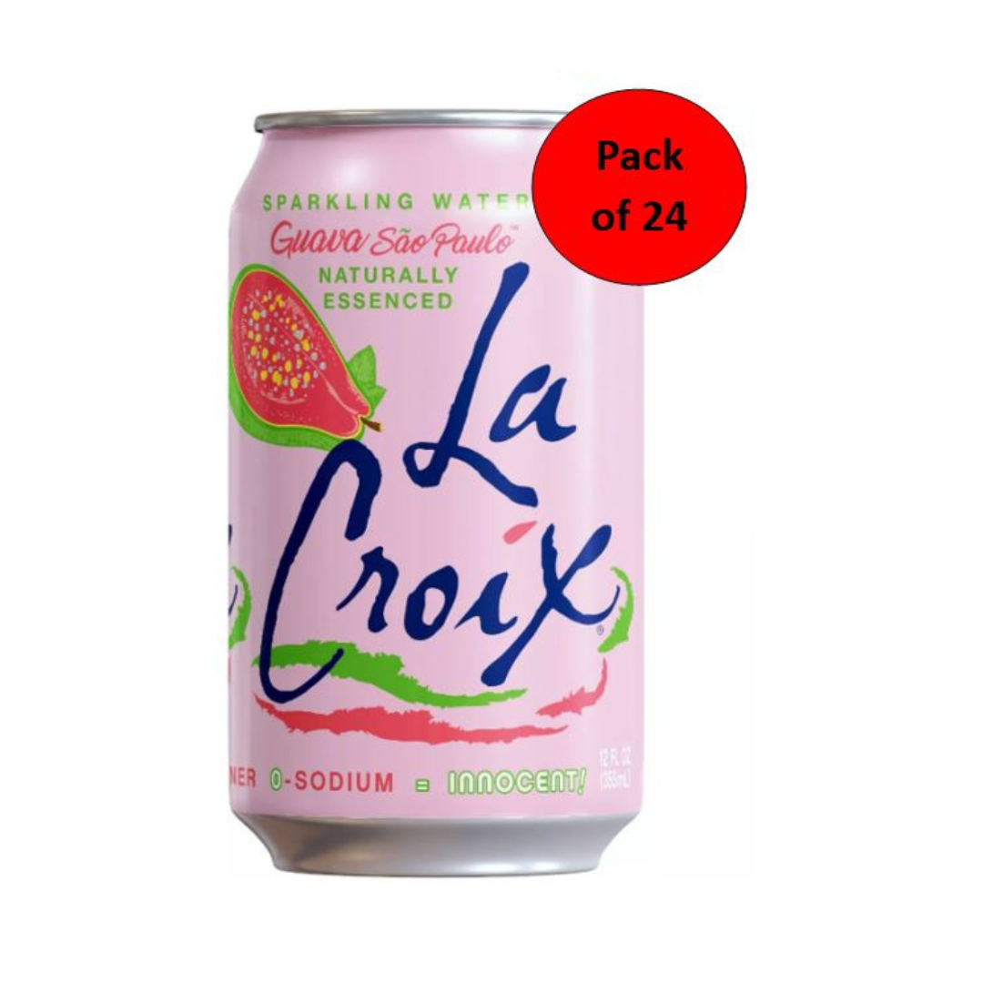 La Croix Sparkling Guava 24 x 355ml (12oz)