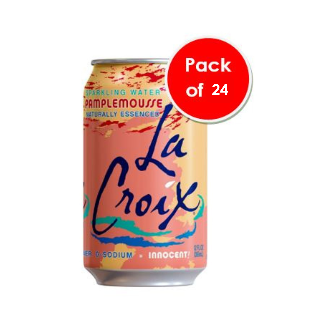 La Croix Sparkling Grapefruit 24 x 355ml (12oz)