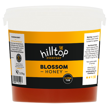 Hilltop Honey Blossom Tub BULK 4 x 3170g
