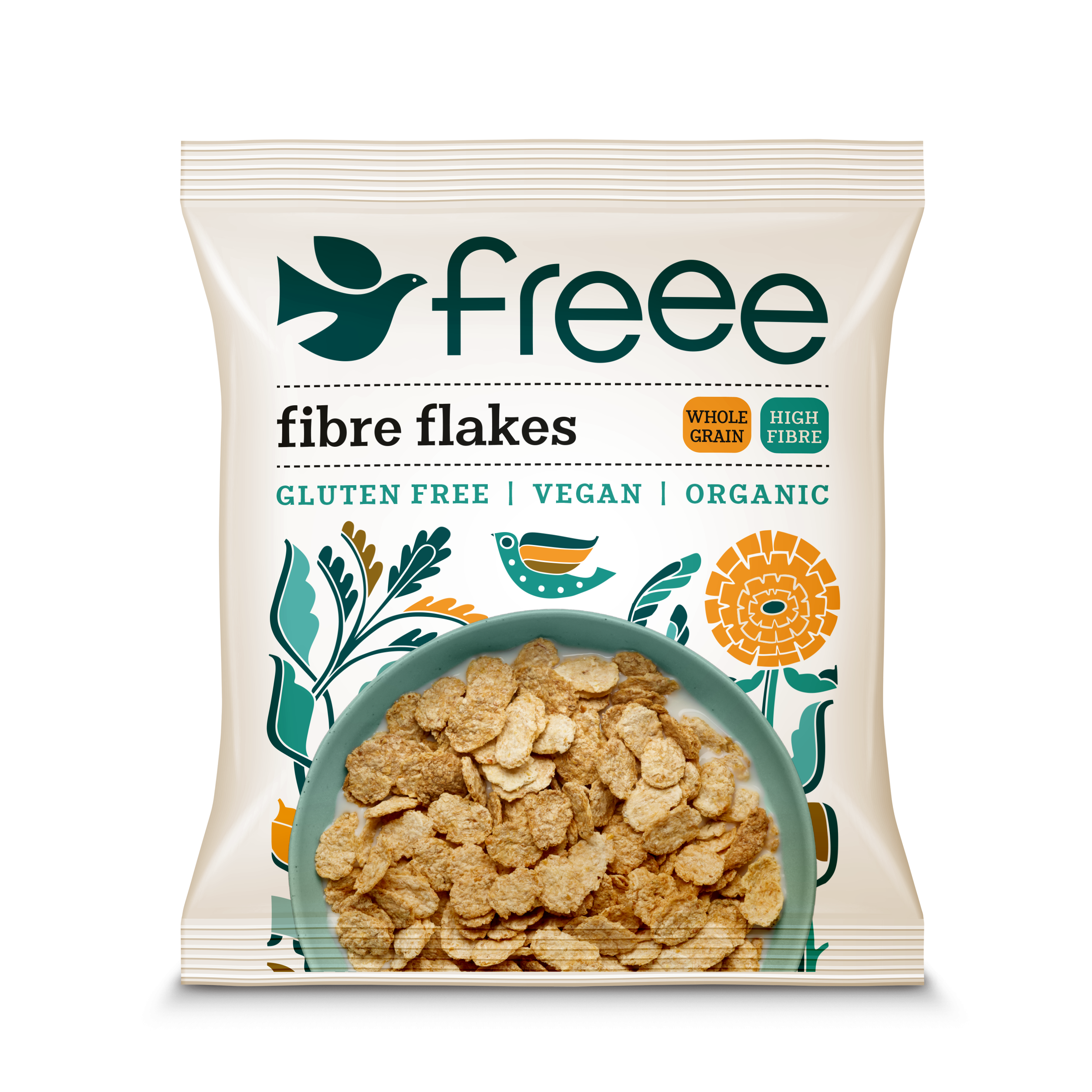 Doves Farm GF Single Serve Fibre Flakes 20 x 30g
