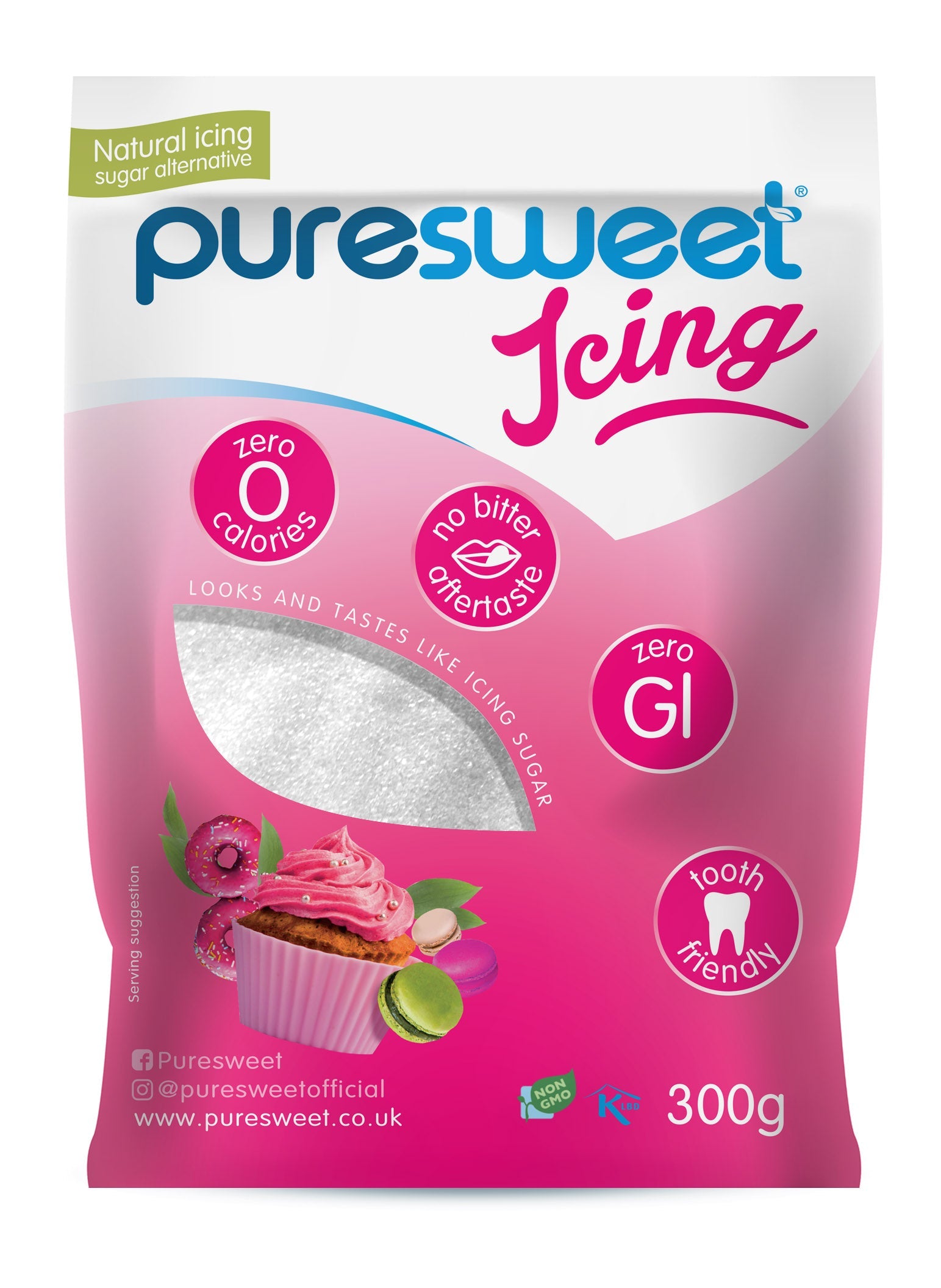 Pure Sweet  Sugar Free Icing Sugar 8 x 300g
