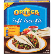 Ortega Soft Taco Dinner Kit 12 x 430g