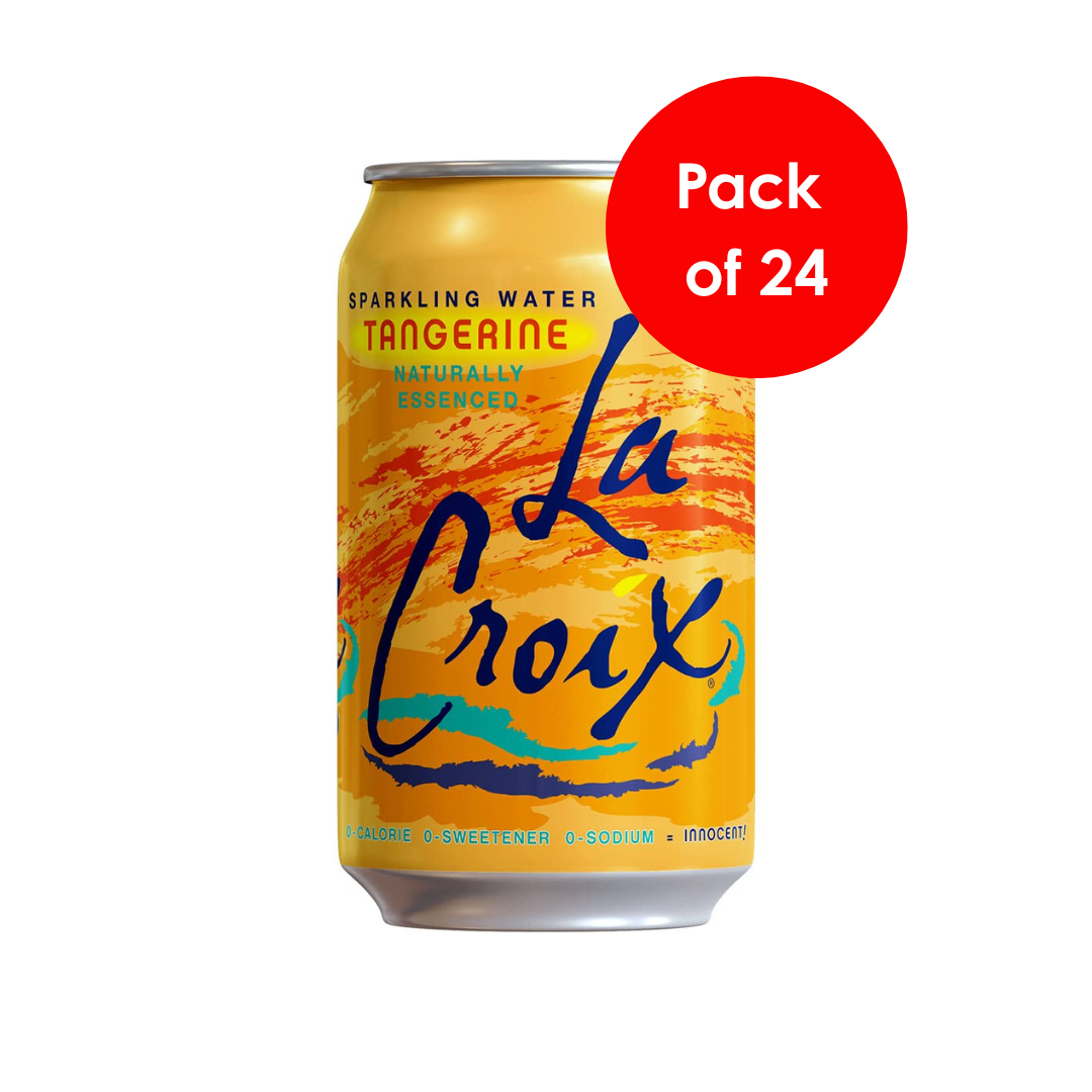 La Croix Sparkling Tangerine 24 x 355ml (12oz)