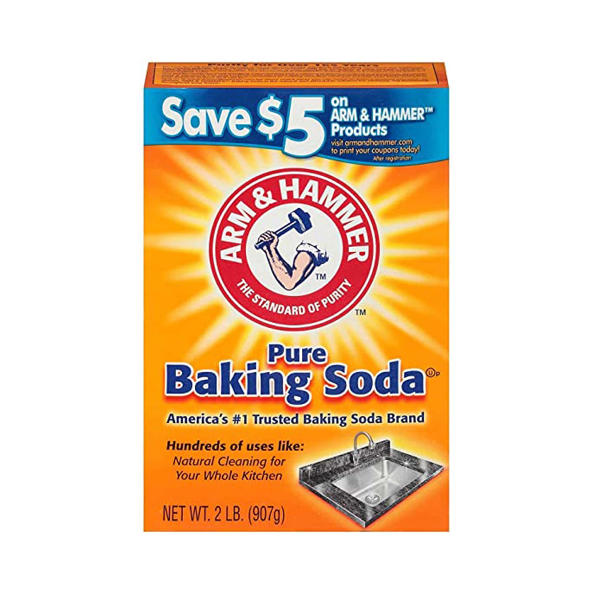 Arm & Hammer Baking Soda MEDIUM 12 x 907g (32oz)