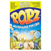 PopZ Microwave Popcorn Butter 12 x 3 x 90g