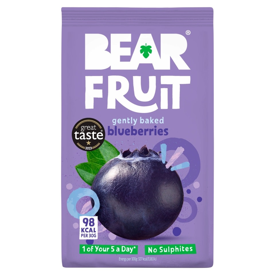 Bear Fruit Blueberries 8 x 75g