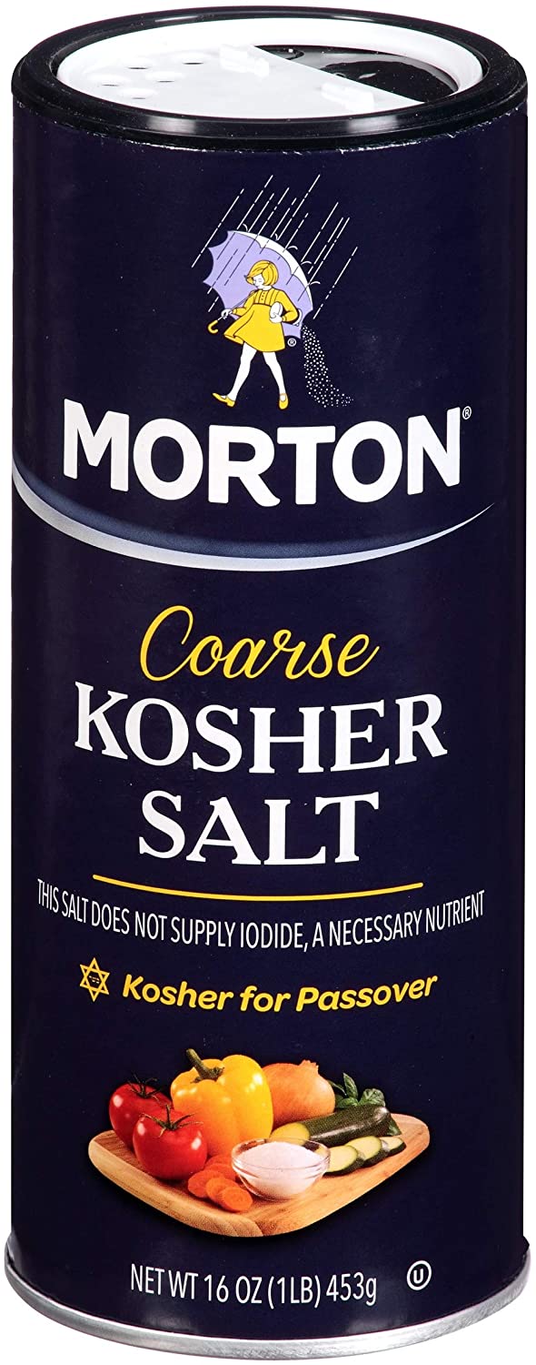 Morton Kosher Salt 12 x 453g (16oz)