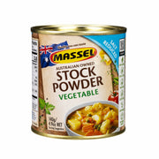 Massel Powder Tub Salt Reduced Vegetable, 140g tub, gluten-free, vegan.