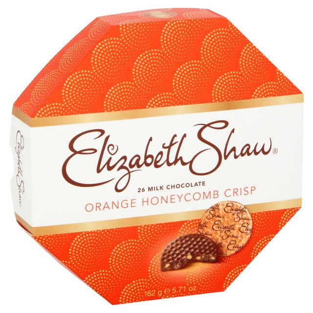 Elizabeth Shaw Milk Chocolate Orange Honeycomb Crisp 8 x 162g