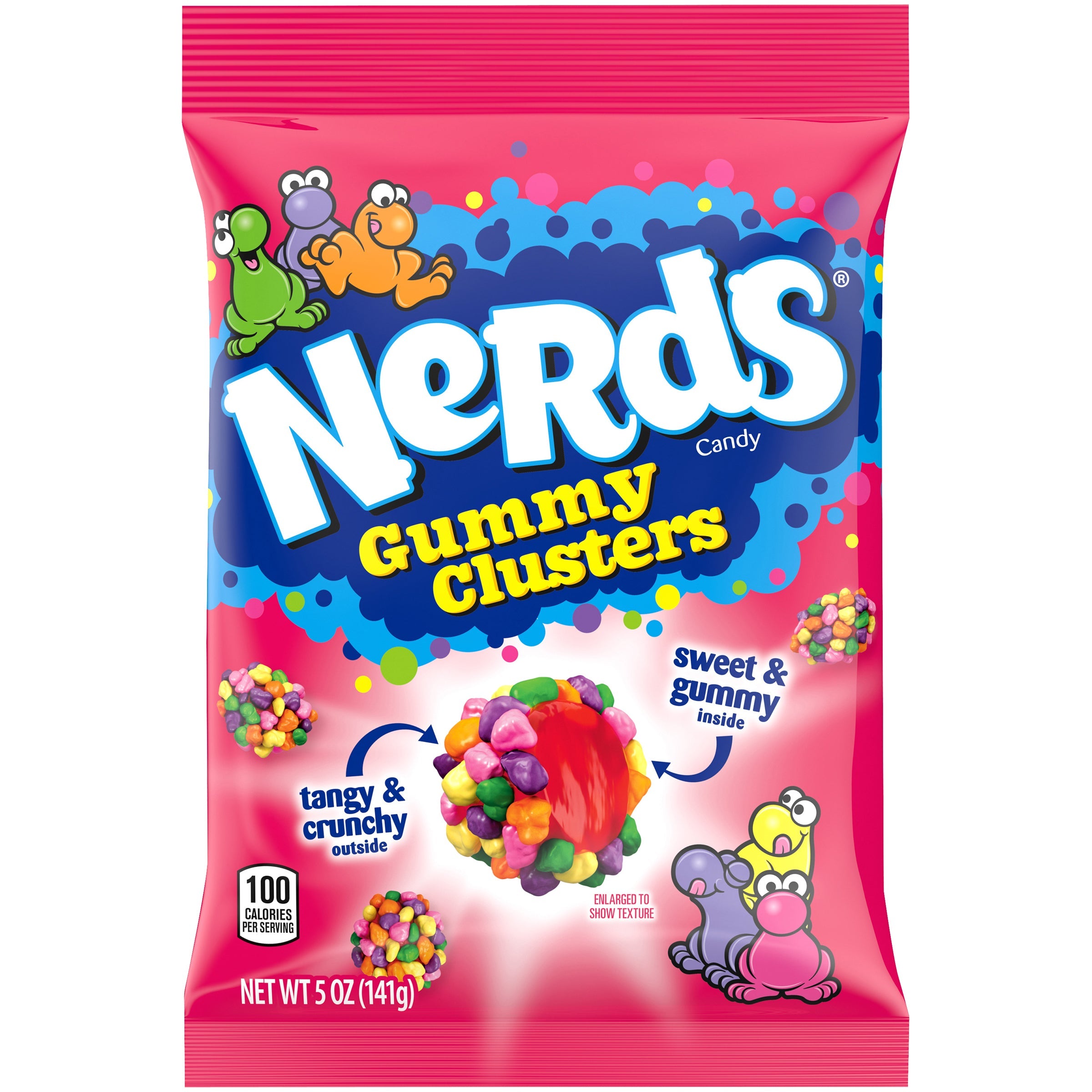 Nerds Gummy clusters Medium Peg Bag NK 12 x 141g (5oz)