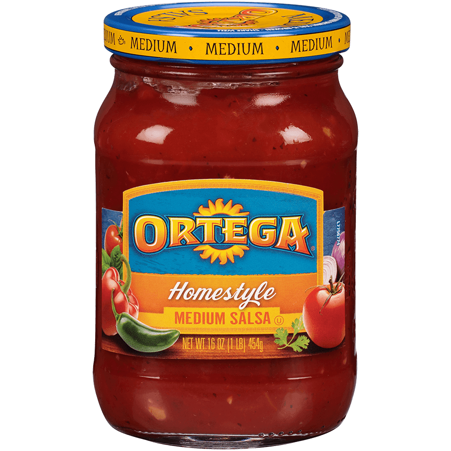 Ortega Medium Salsa 12 x 453g (16oz)