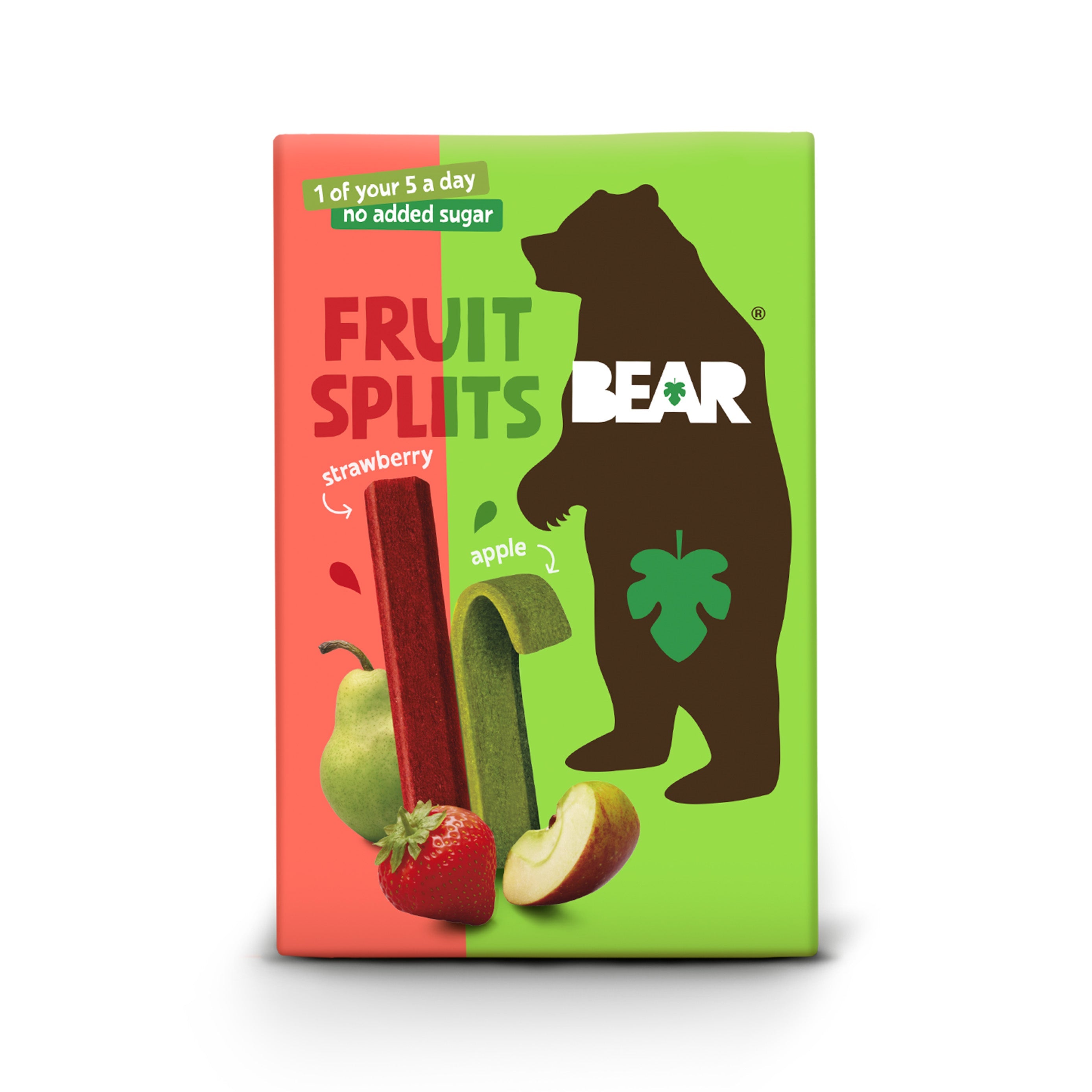 Bear Splits Strawberry & Apple 8 x 5 x 20g