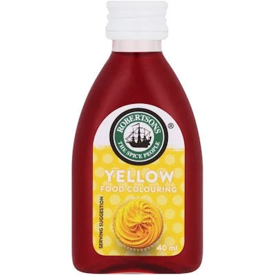 Robertsons Food Colouring Egg Yellow 20 x 40ml