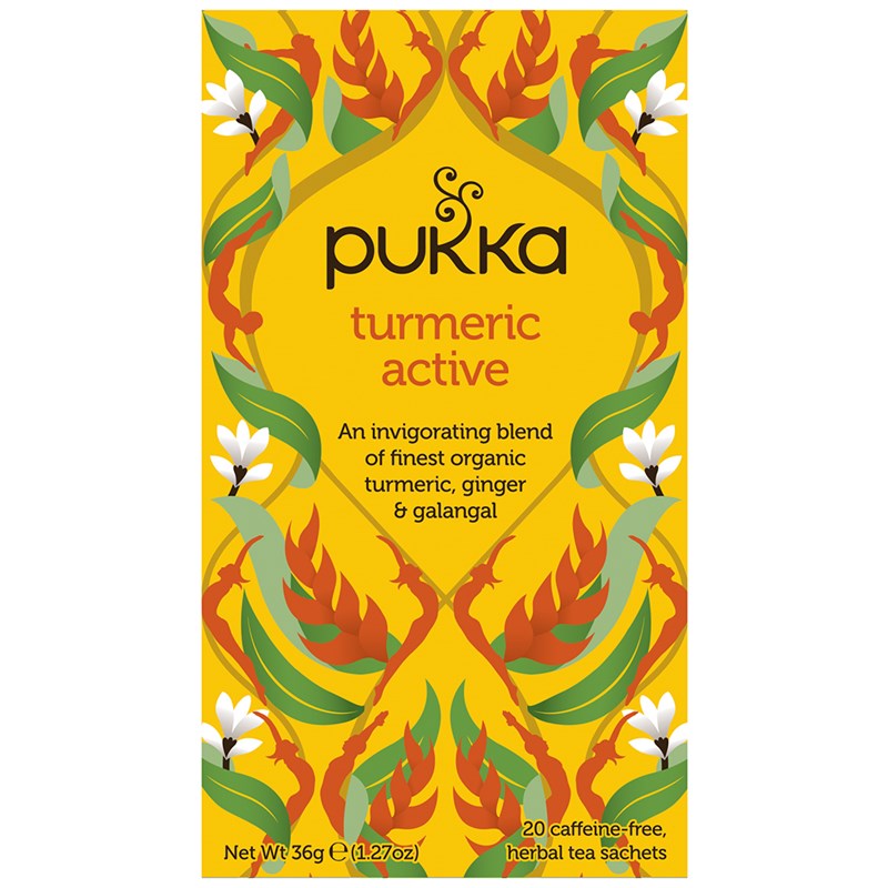 Pukka Turmeric, Ginger & Orange 4 x 36g