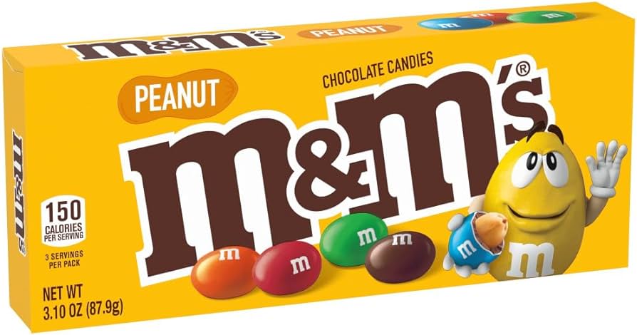 M&M Peanut Theatre Box 12 x 87.9g (3.1oz)