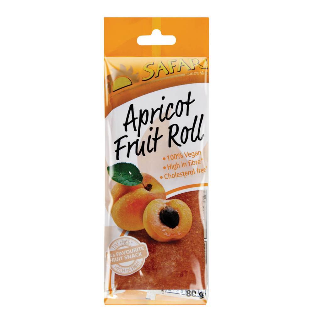 Safari Fruit Roll Apricot 25 x 80g