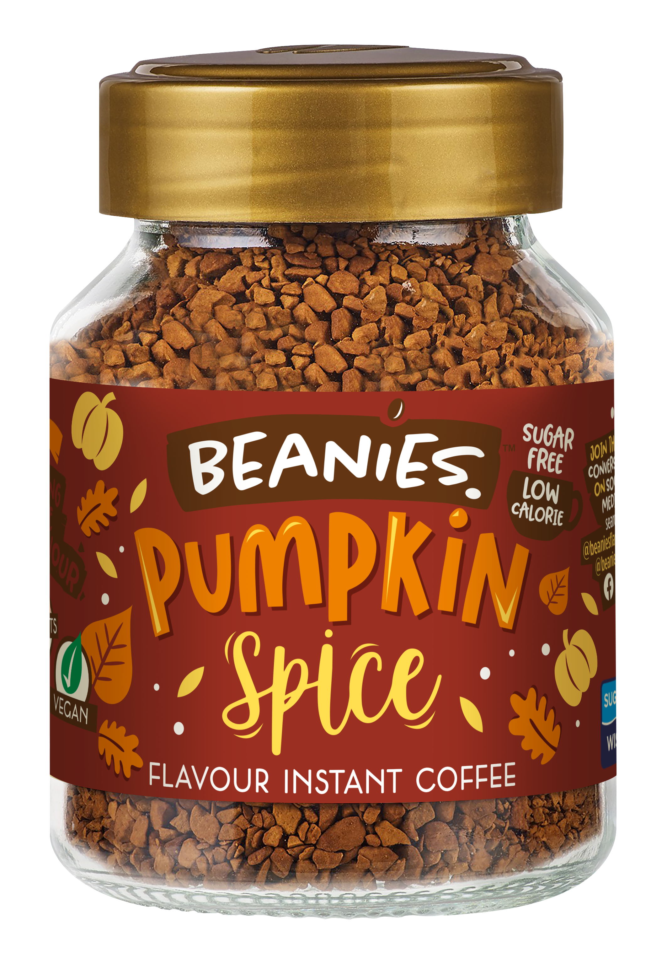 Beanies Pumpkin Spice Flavoured Coffee 6 x 50g