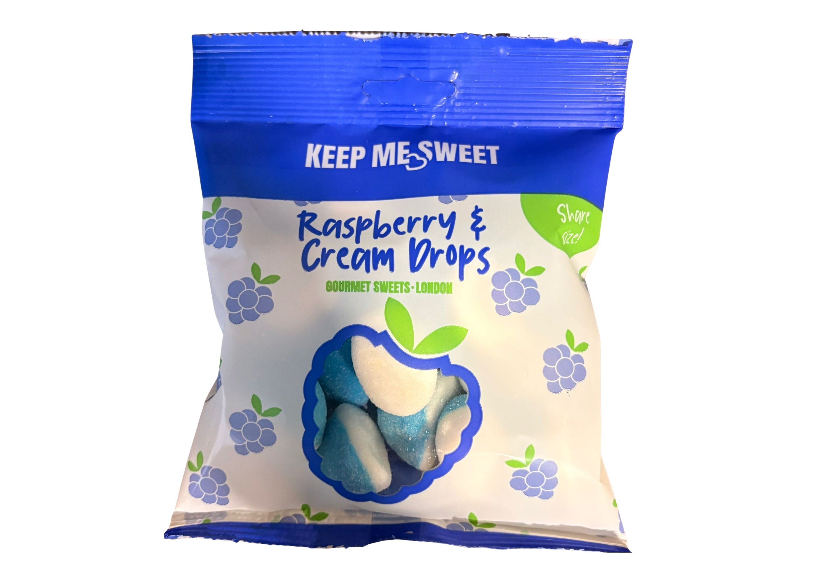 Keep Me Sweet Blue Raspberry And Cream 14 x 150g