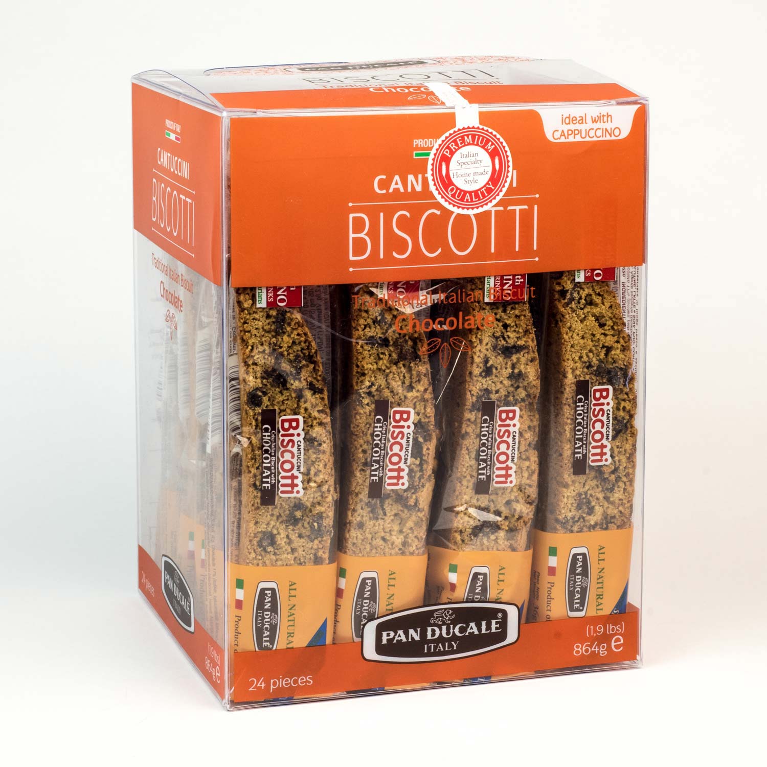 Pan Ducale Chocolate Biscotti NK 24 x 36g