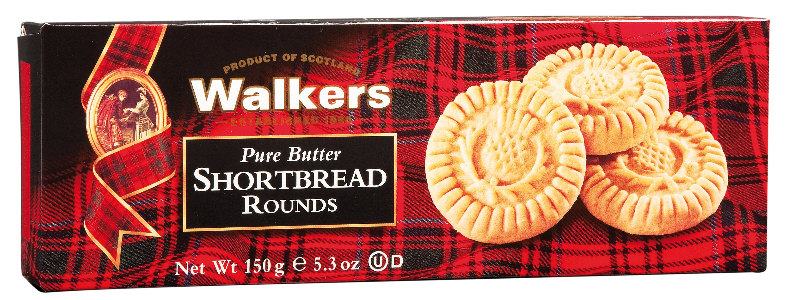 Walkers Shortbread Rounds 12 x 150g
