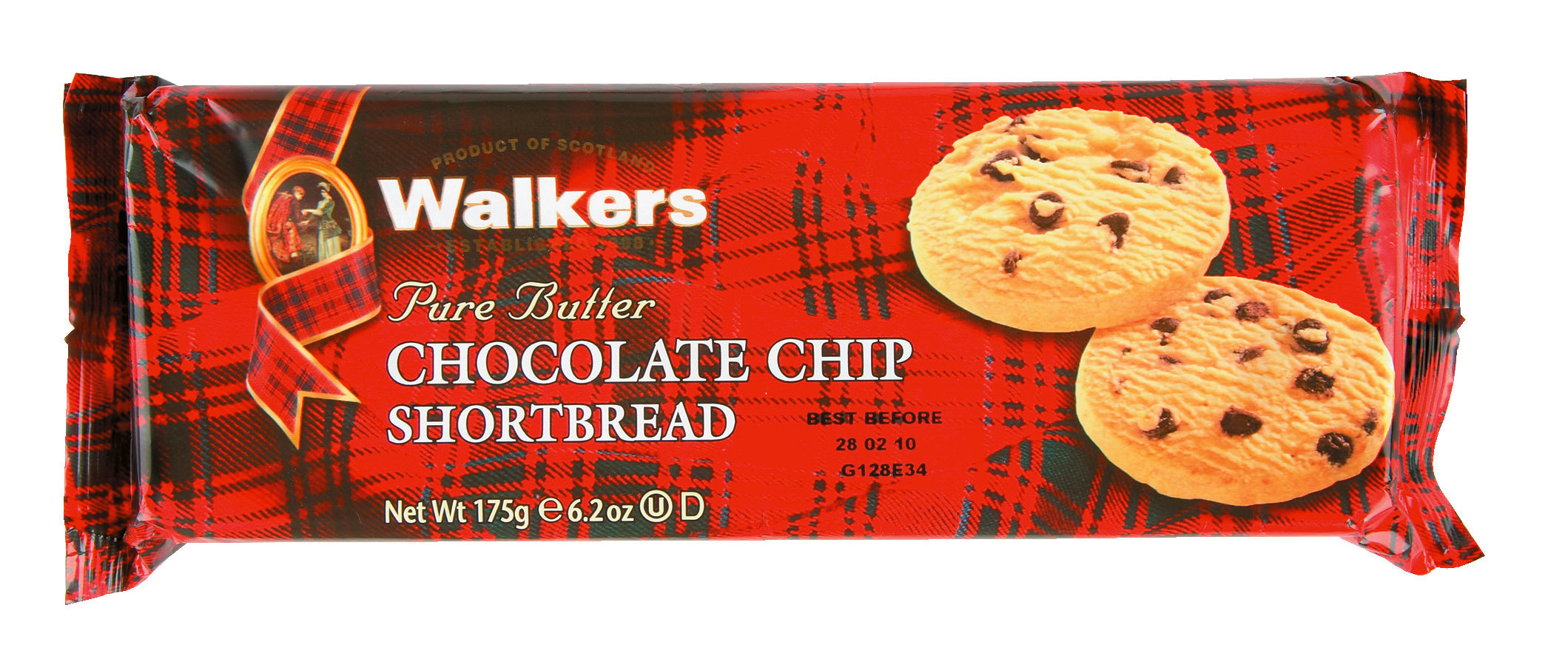 Walkers Chocolate Chip Shortbread 12 x 175g
