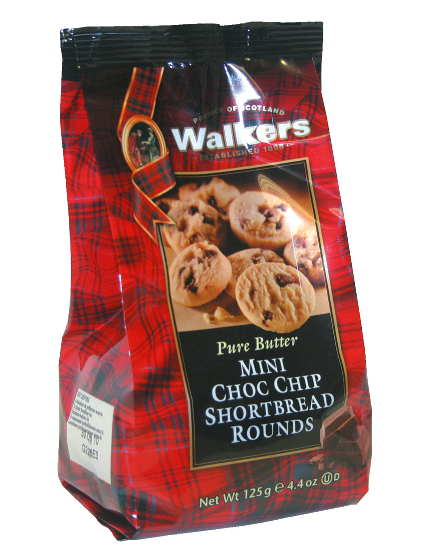 Walkers Chocolate Chip Shortbread Mini Bags 12 x 125g