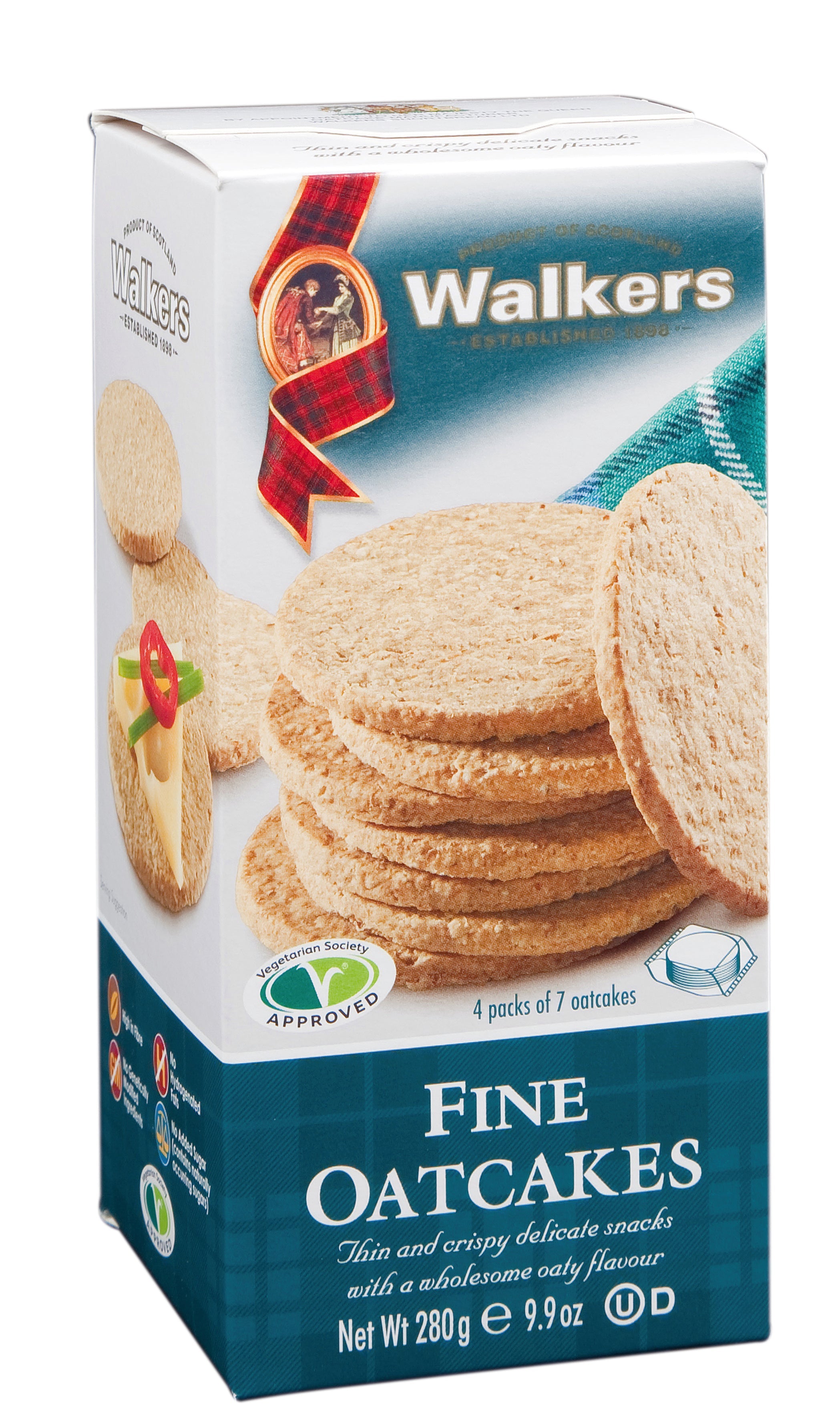 Walkers Fine Oatcakes 12 x 280g