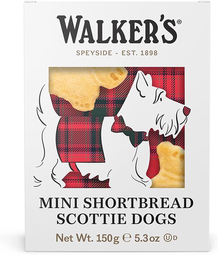 Walkers  3D Scottie Dog Mini Shortbread Scottie Dogs 10 x 150g