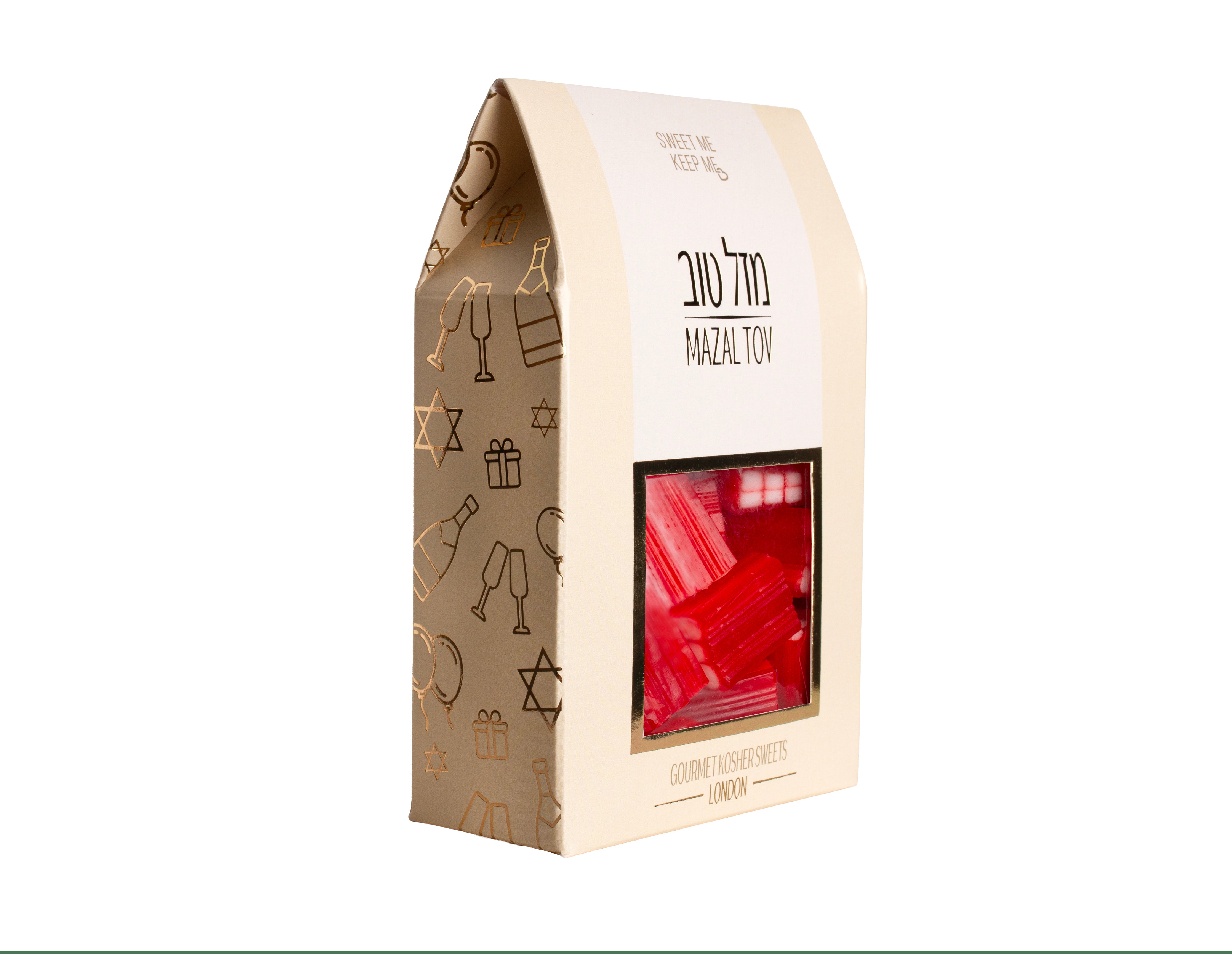 SMKM  Strawberry Bricks Mazal Tov 14 x 160g