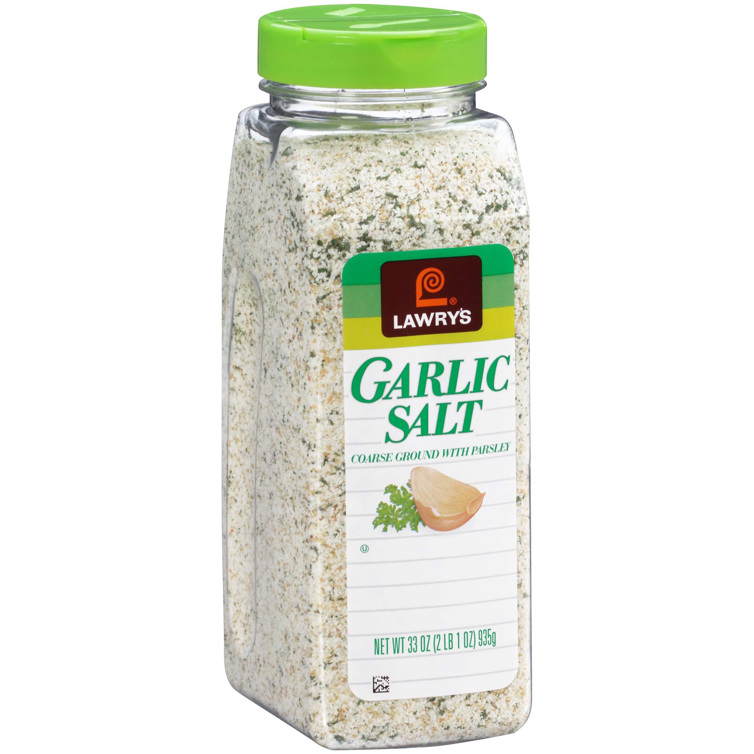 Lawrys Garlic Salt Parsley Gluten Free 15 x 935g (33oz)
