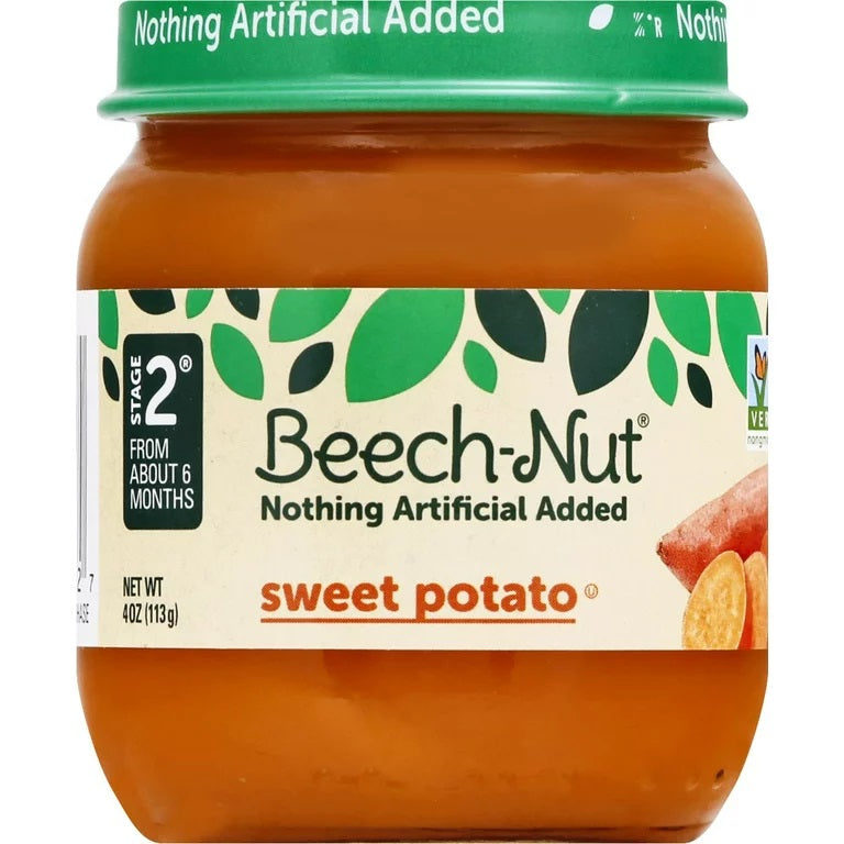 Beech Nut Sweet Potato Puree NK 10 x 113g (4oz)