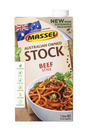 Massel Organic Liquid Stock Beef Style 6 x 1L