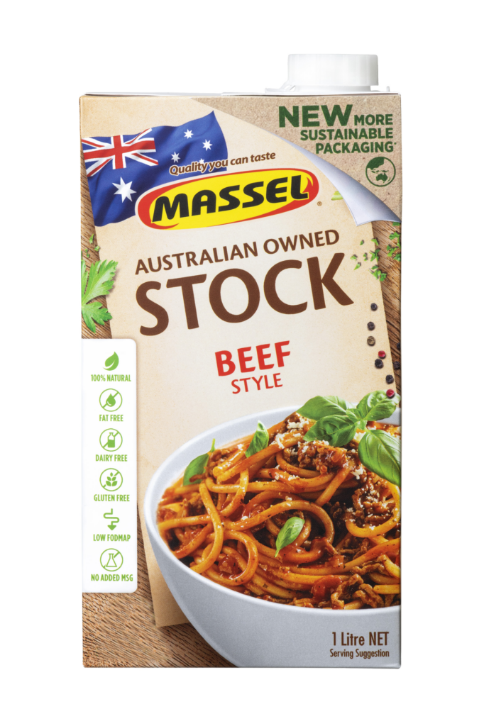 Massel Organic Liquid Stock Beef Style 6 x 1L