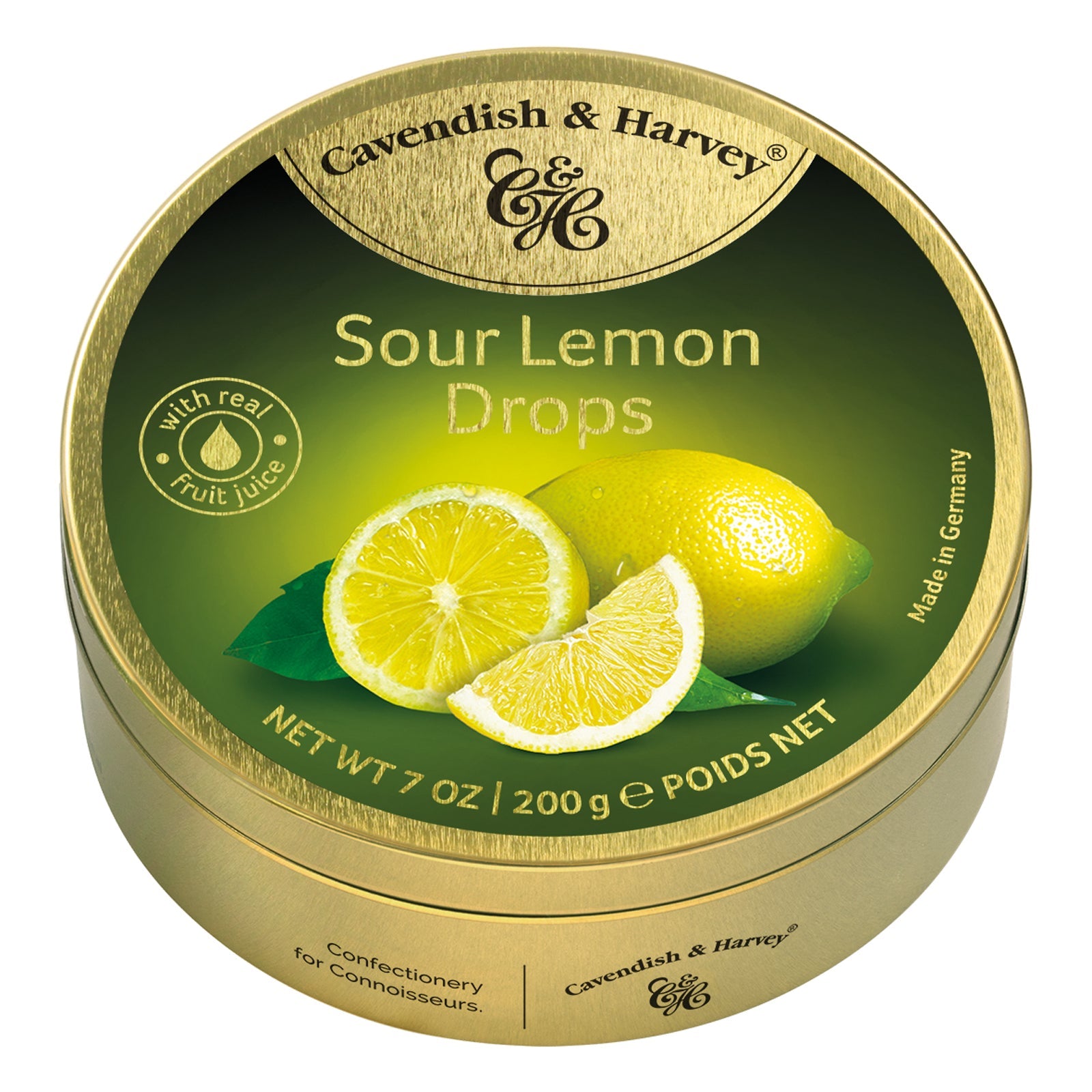 Cavendish & Harvey  DROPS Sour Lemon NK 9 x 200g