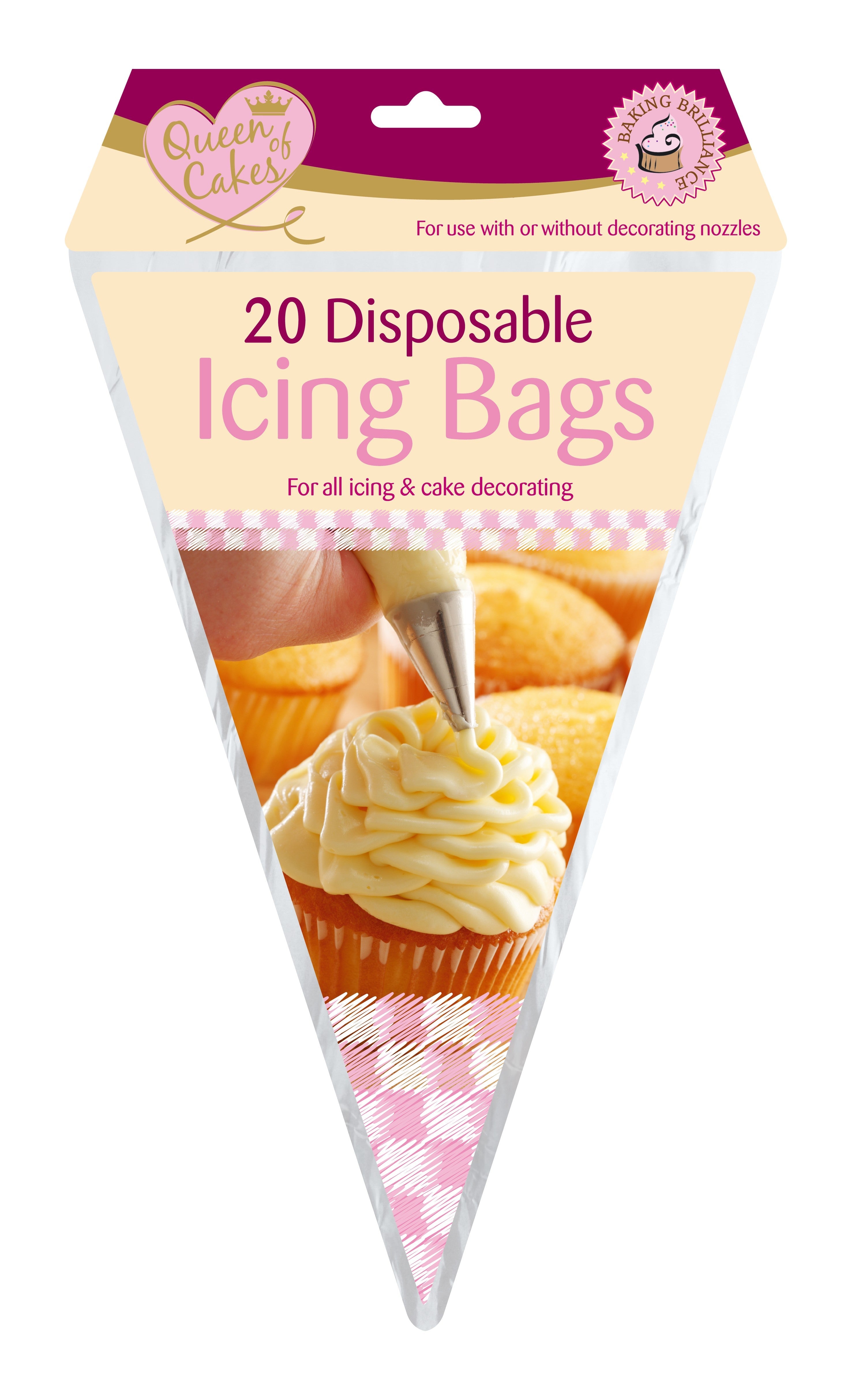 151 Disposable Icing Bags 20Pk 24 x 24
